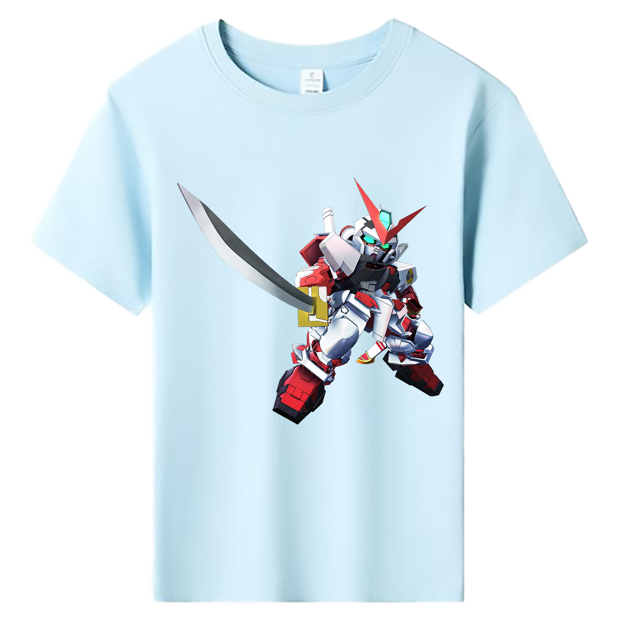 （画像用） 機動戦士ガンダム Mobile Suit Gundam 綿100％キッズTシャツ（フロントプリント）